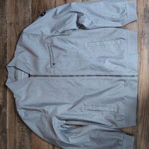 Michael Kors Lightweight Bomber Jacket Size XXL in Gray